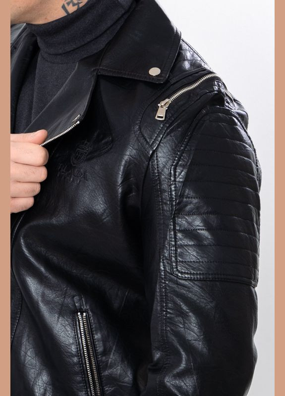 Черная демисезонная куртка мужская (демисезон) Носи своє