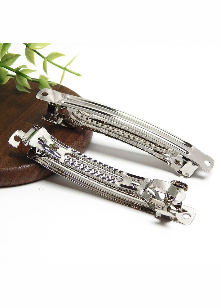 Заколка-основа "автомат" для волосся, метал, 9 см No Brand (340484897)