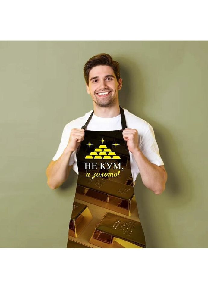 Фартух 3D "Не кум а золото" 3791 16531 80х60х24 см FlexDress (336147975)