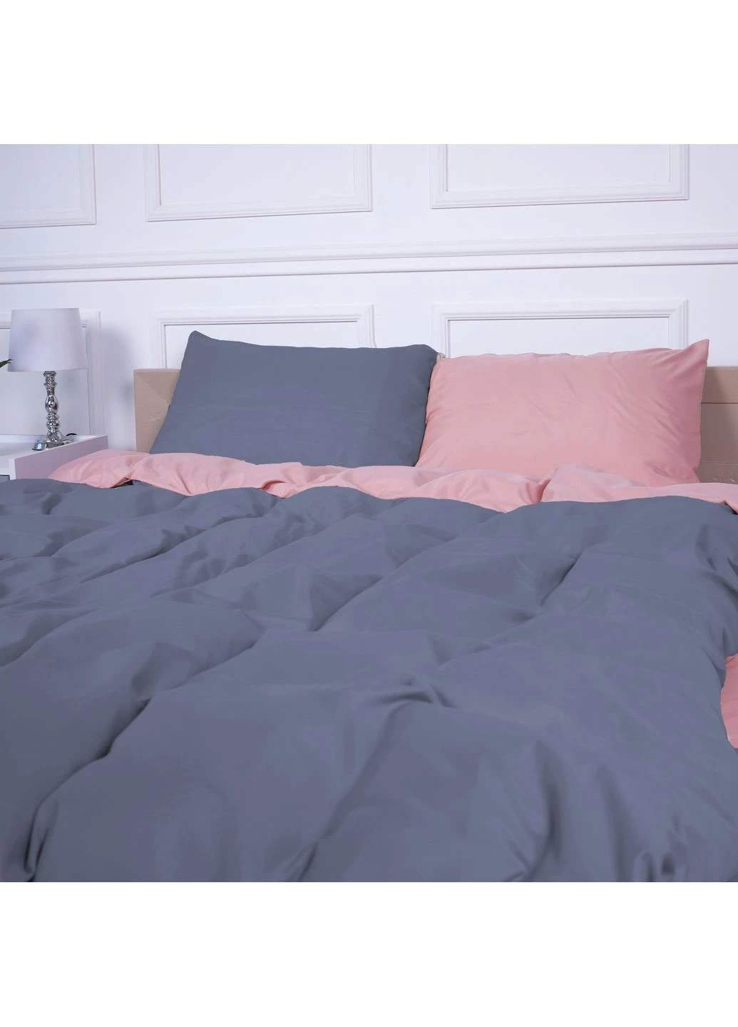Комплект постельного белья Estivella (15-1415 + 19-0000) Mikrosatin Premium Двухсторонний Mirson (399186337)