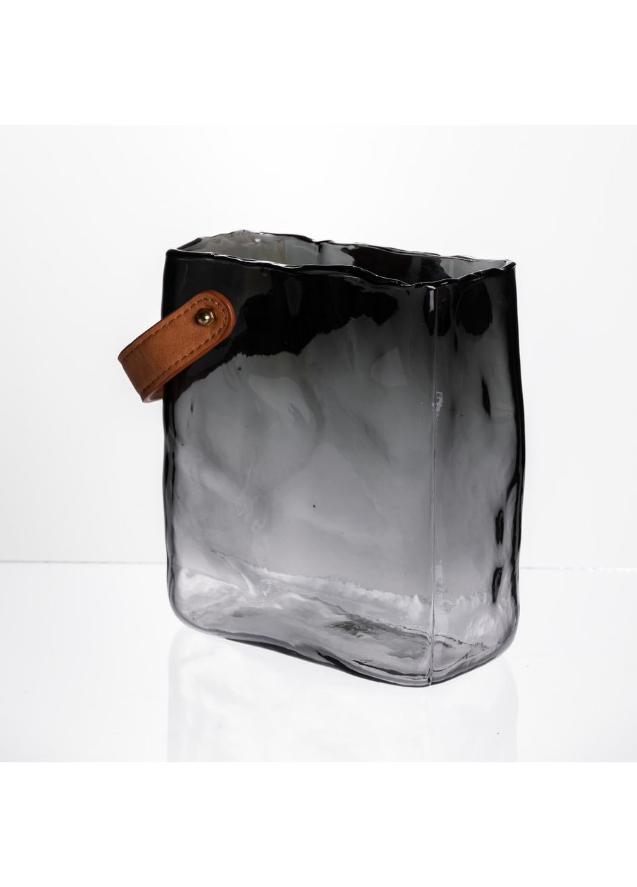 Стеклянная ваза сумочка с ручкой 16×8×18.5 (см) декоративная HP-19-156-2 Yiwu (368707187)