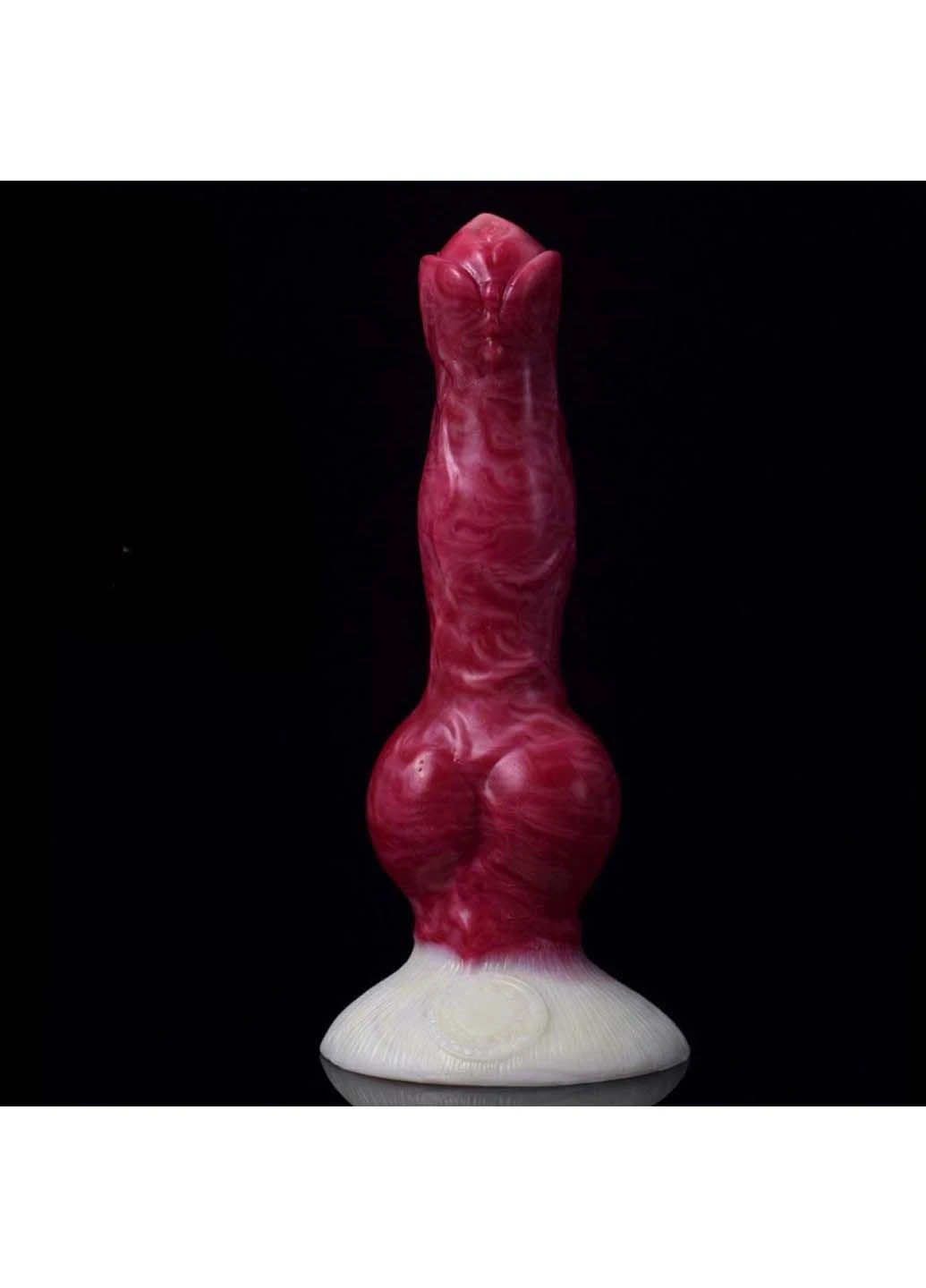Штучний пеніс спеціальної форми з рідкого силікону Hellhound Dildo Bdsm4u (305664377)