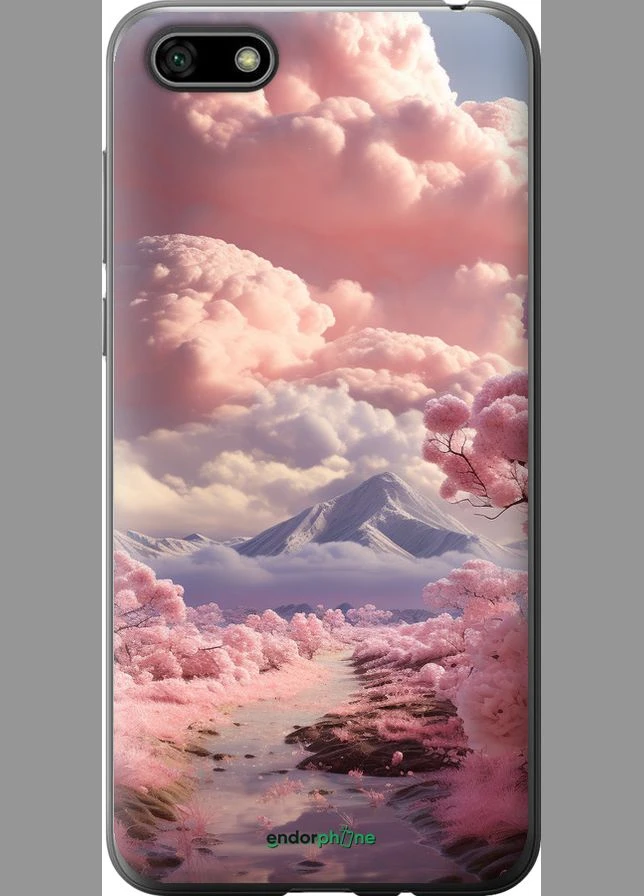 Чехол на Huawei Honor 7A Розовые облака "5660t-1805-70447" Endorphone (367093286)