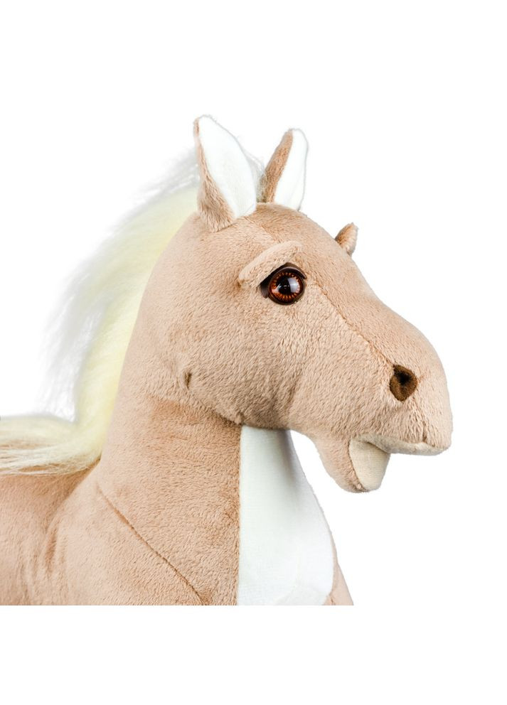 М'яка іграшка Конячка Міло без сідла бежева 30 см (ZL755) Попелюшка (366449285)