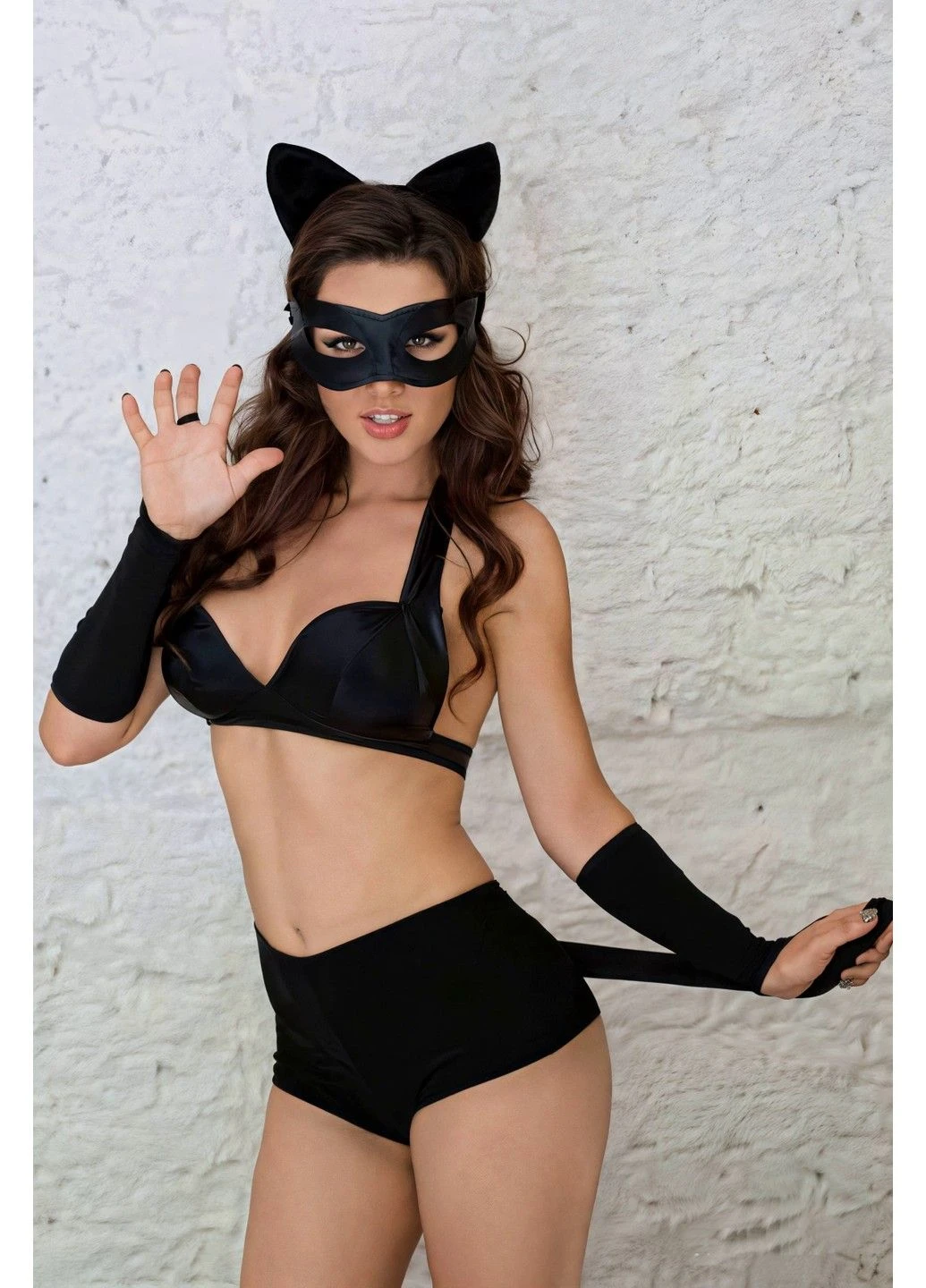 Ролевой костюм черной кошечки Catwoman SoftLine (307172831)