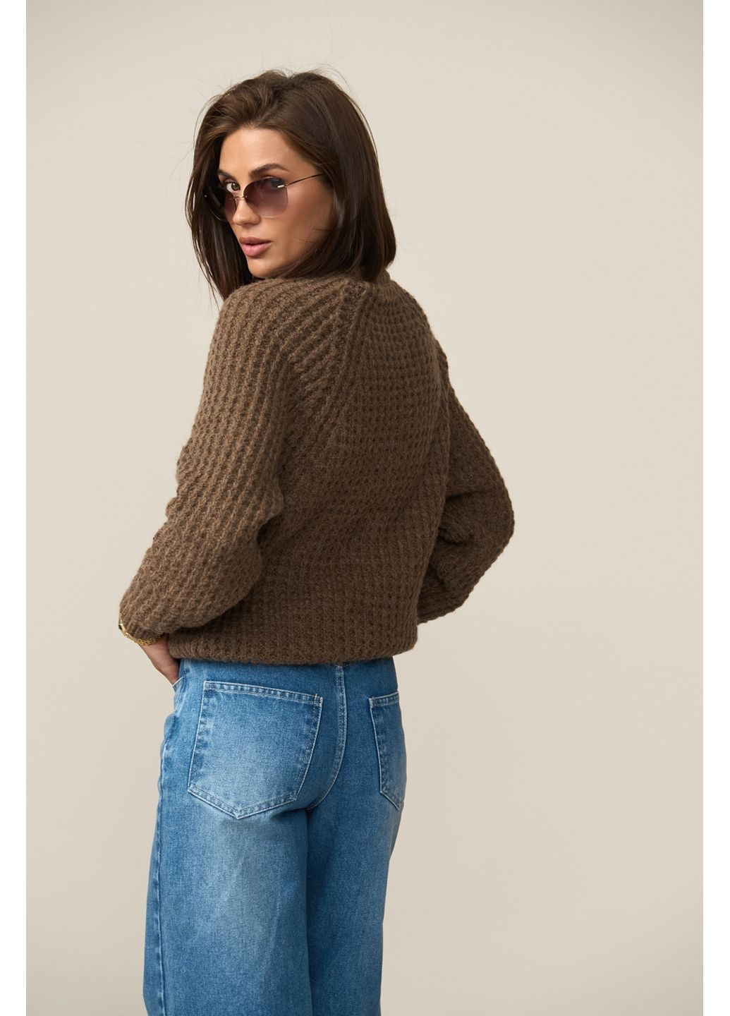 Світло-коричневий светр 2878 Triko Bakh