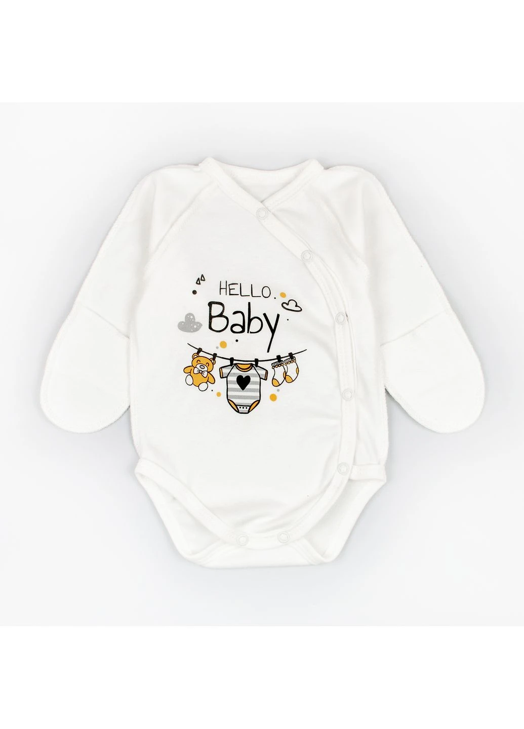 Белый демисезонный комплект для новорожденных dexter`s hello baby dexter's
