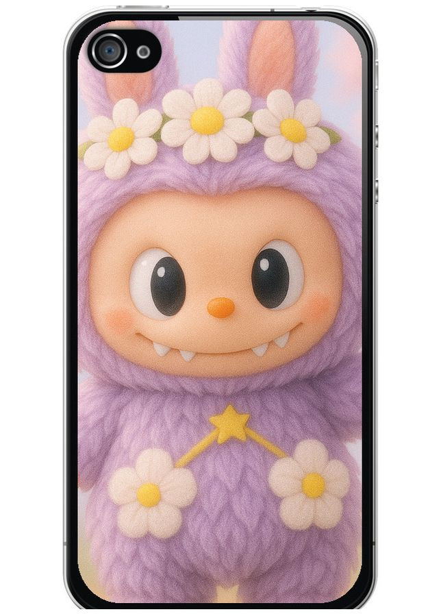 2D пластиковый чехол 'Лабубу 1' для Endorphone Apple iPhone 4s (346277609)