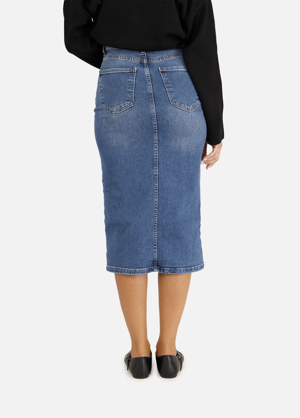 Синяя женская юбка, карандаш цвет синий цб-00259174 Yuki
