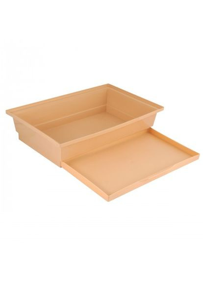 Піддон для клітини, пластик, 44x27см, бежевий Природа (292258823)