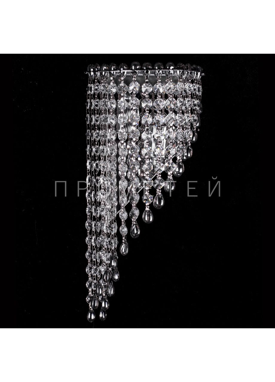 Кришталева бра на 2 лампочки (хром) B0133/2W/CH No Brand (354229763)