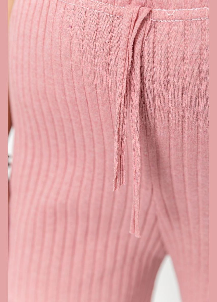 Штани жіночі вільного крою в рубчик, колір бежевий, Ager (292131048)
