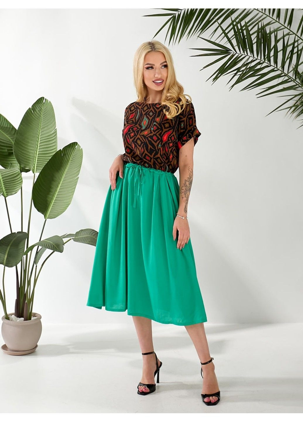 Зеленое платье 200855/2 DIA COSA