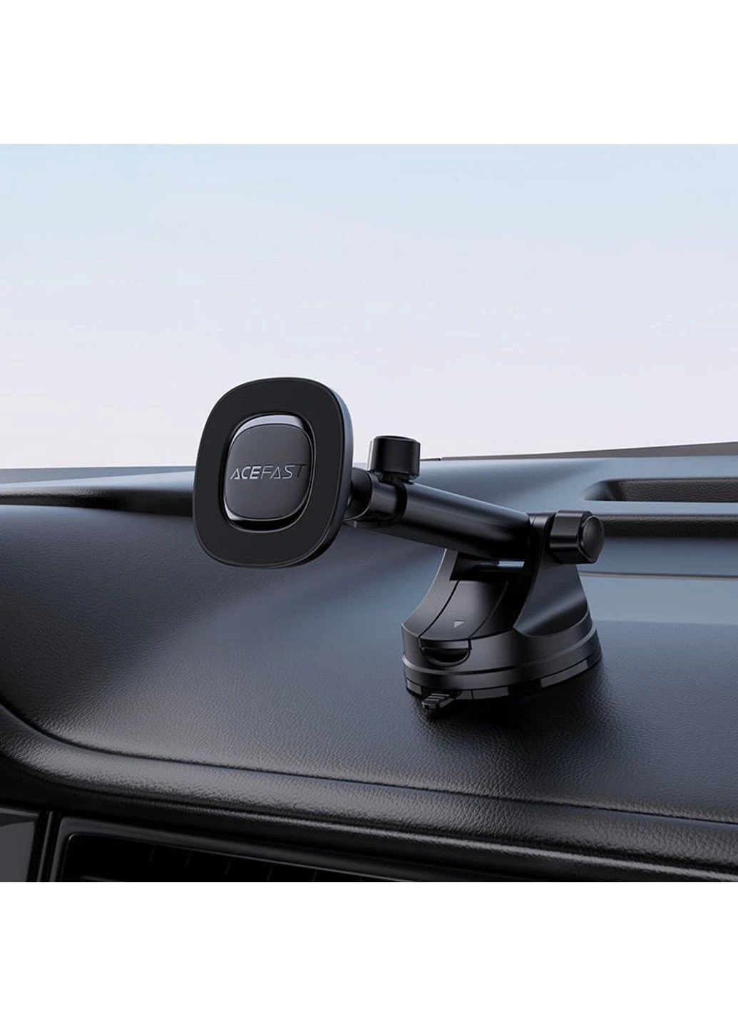 Автотримач для телефона D45 magnetic car holder for dashboard Black Acefast (380482723)