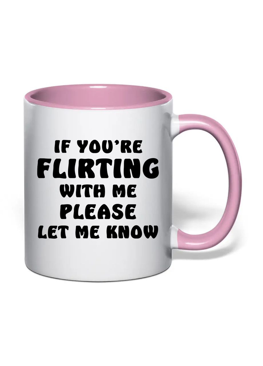 Чашка с печатью "Let me know" 330 мл ( ) (31010) No Brand (362506484)