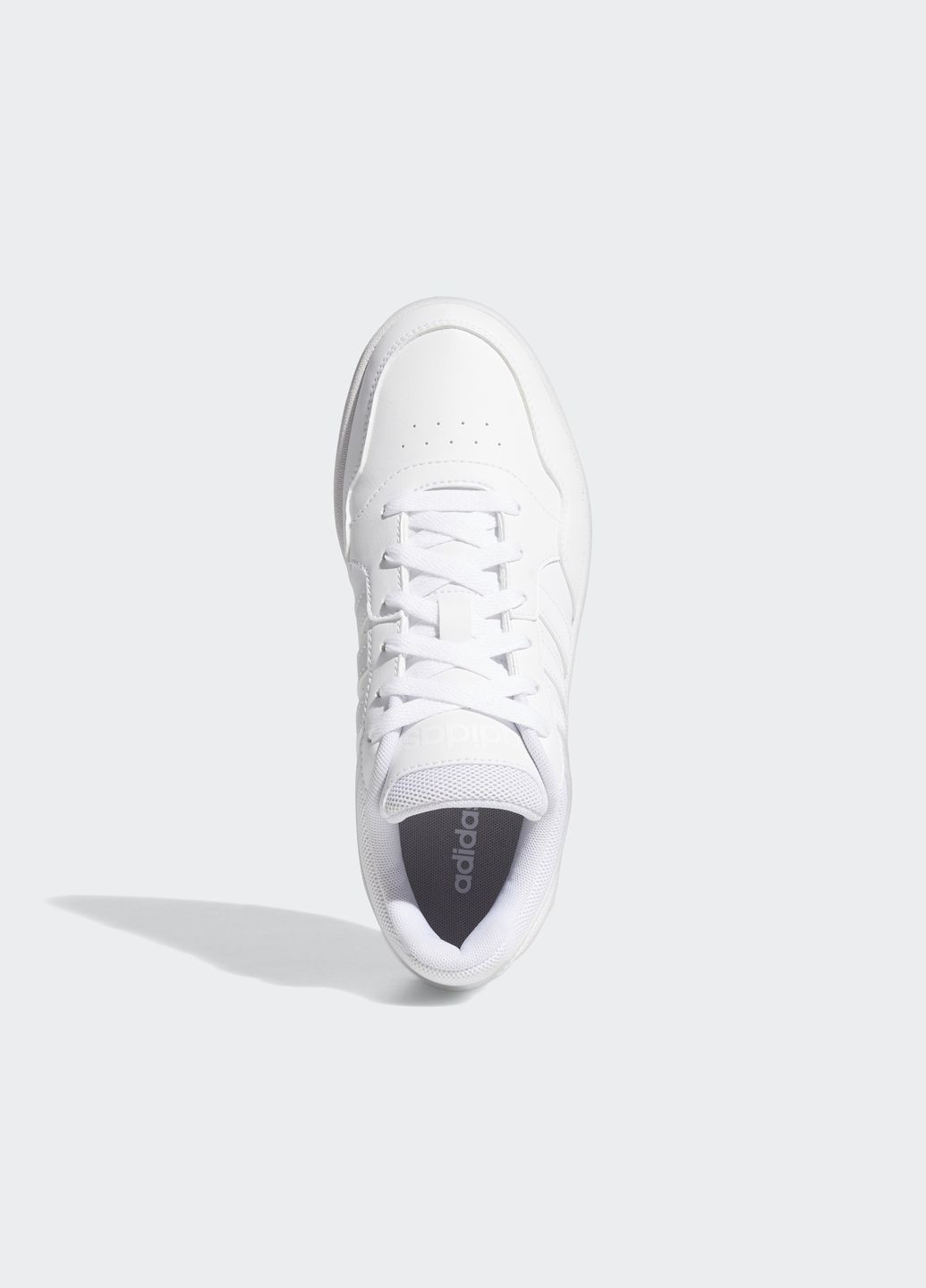Белые кеды adidas Hoops 3.0 Low Classics GW3036