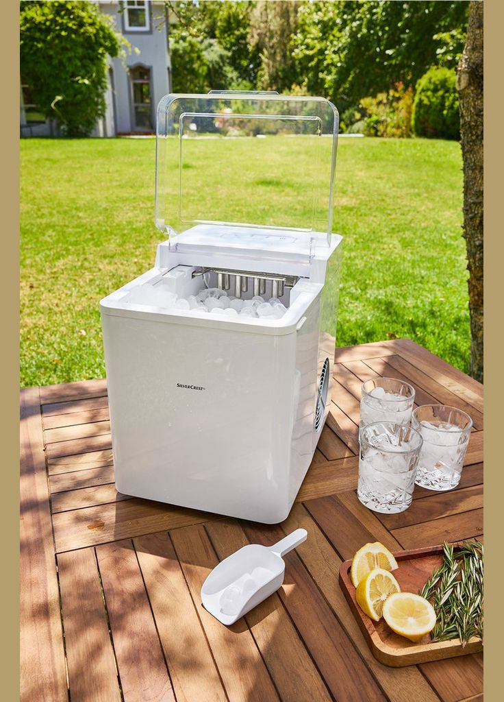 Льодогенератор, апарат машина для приготування льоду SilverCrest SEMK 105 B2 (105 Вт, 12 кг, Німеччина) Silver Crest (372473492)
