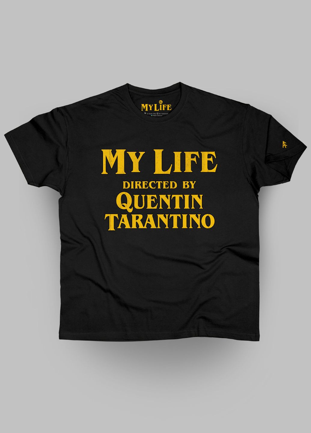 Чорна футболка. Унікальний принт. Продюсер мого життя Квентін Тарантіно (directed by Quentin Tarantino) від Art Forest (296265366)