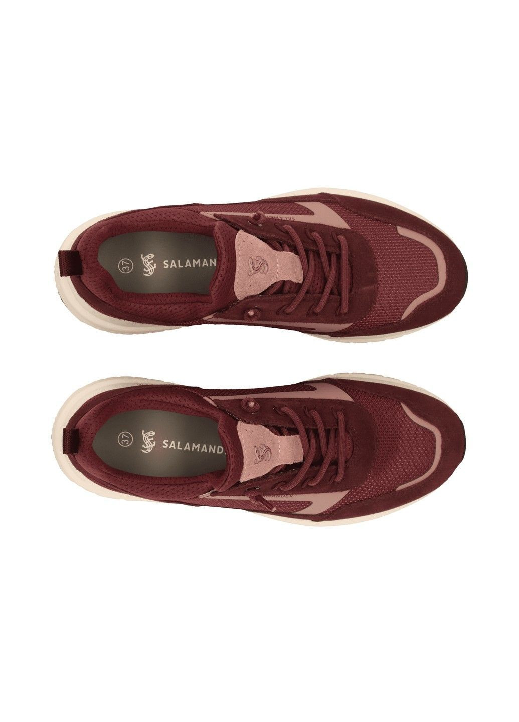 Жіночі кросівки Бордо Salamander бордові демісезони (363136660)