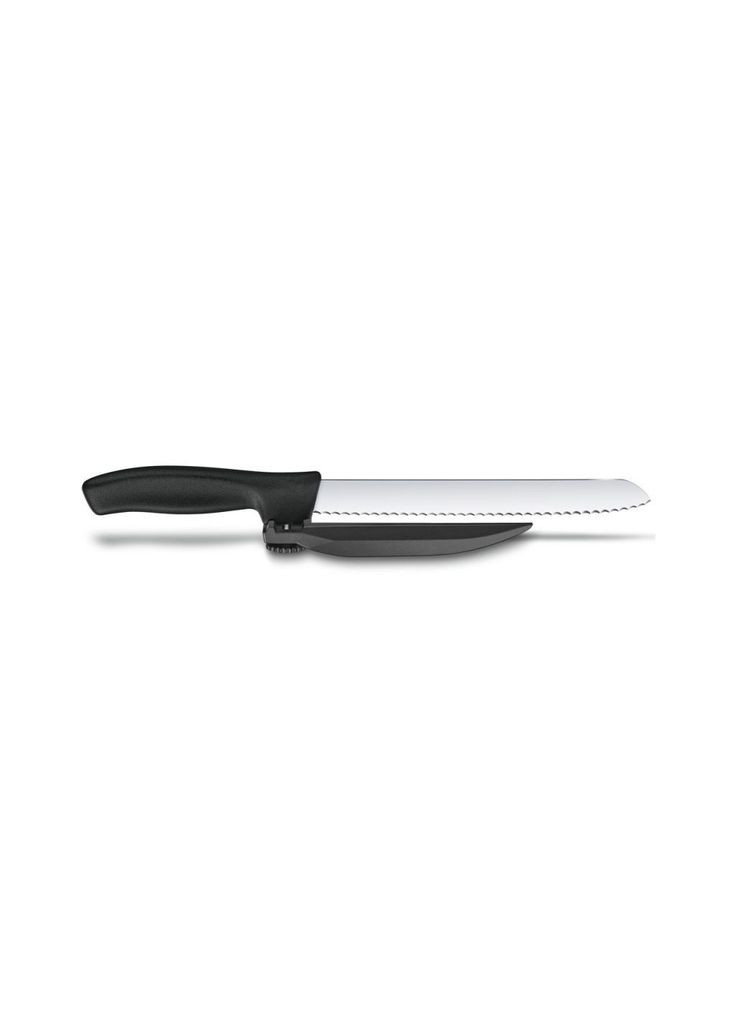 Кухонный нож (m438941) Victorinox SwissClassic DUX 21 см Serrated Black (366565710)