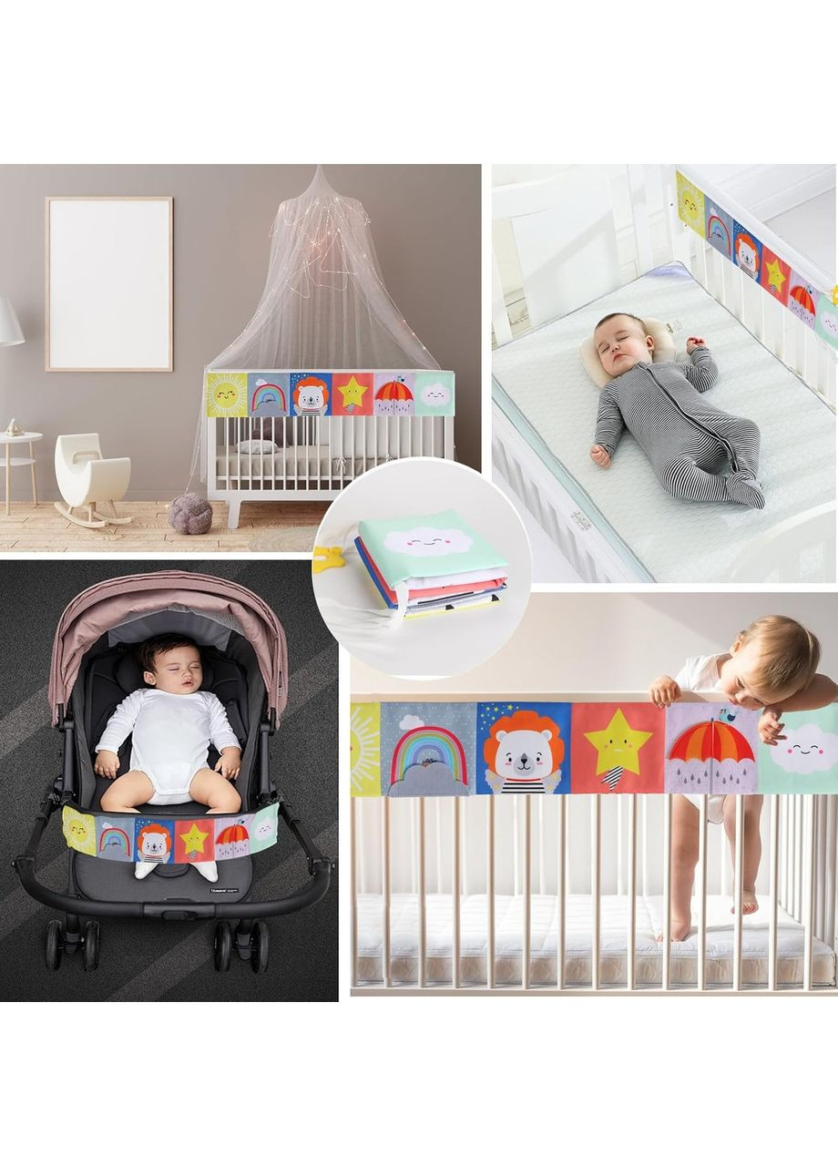 Розвивальна книга розкладачка Монтессорі Lion No Brand (365721539)