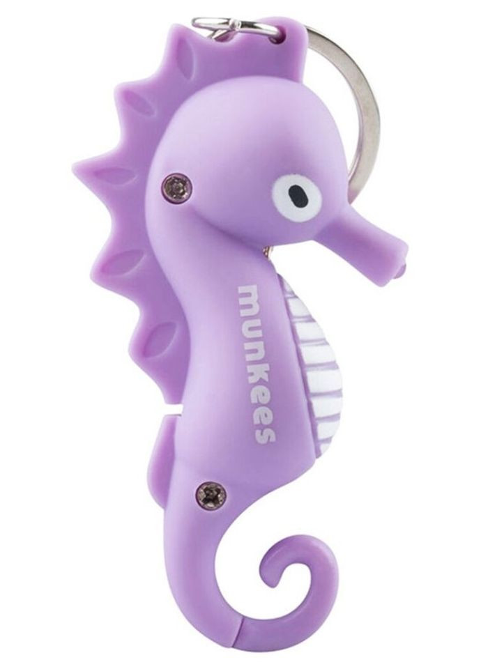 1124 брелокфонарик Seahorse LED purple (1124-PR) Munkees (316534974)
