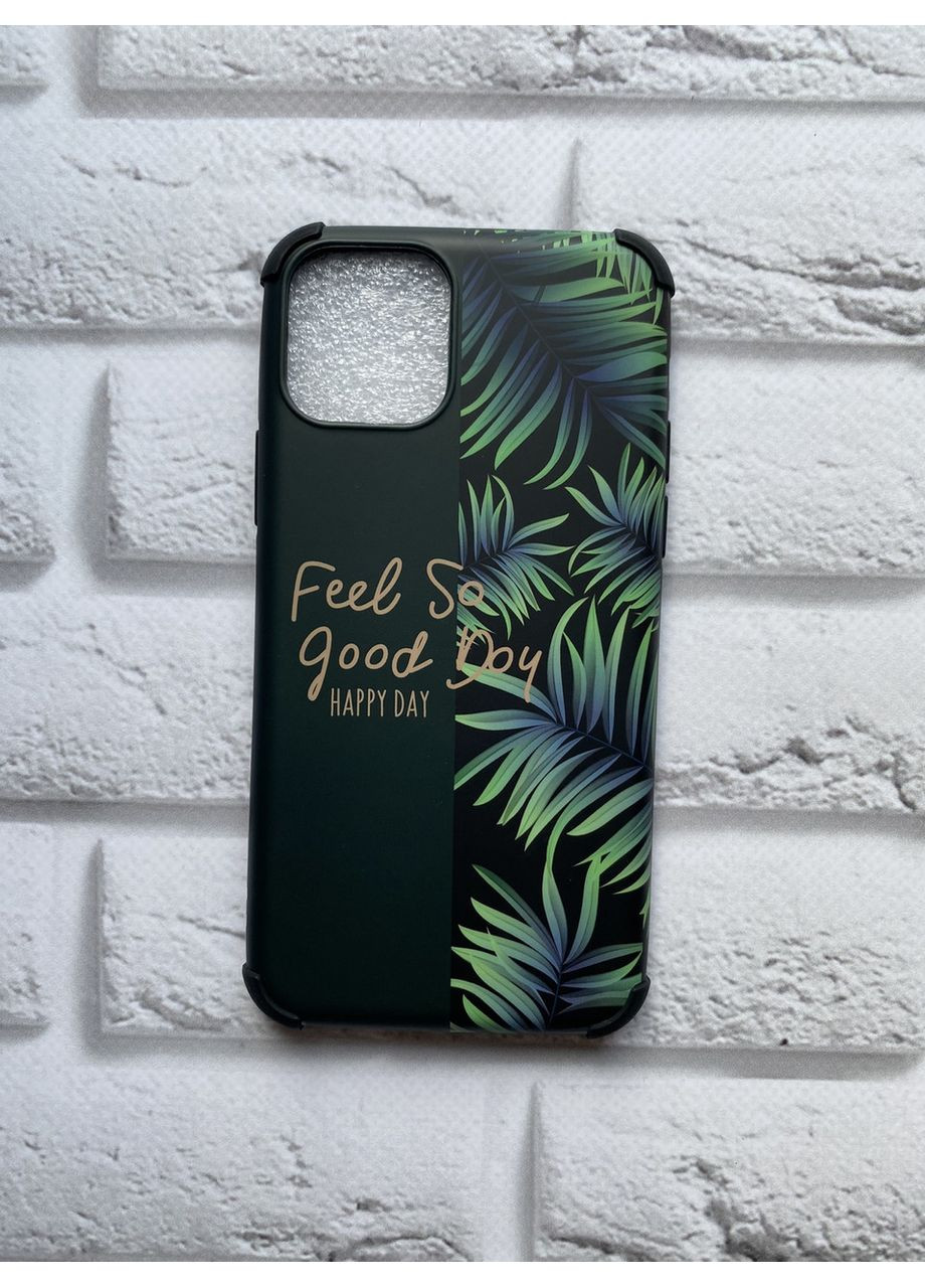 Силиконовый чехол на iPhone 11 Pro Зелёные листья Creative (359500030)