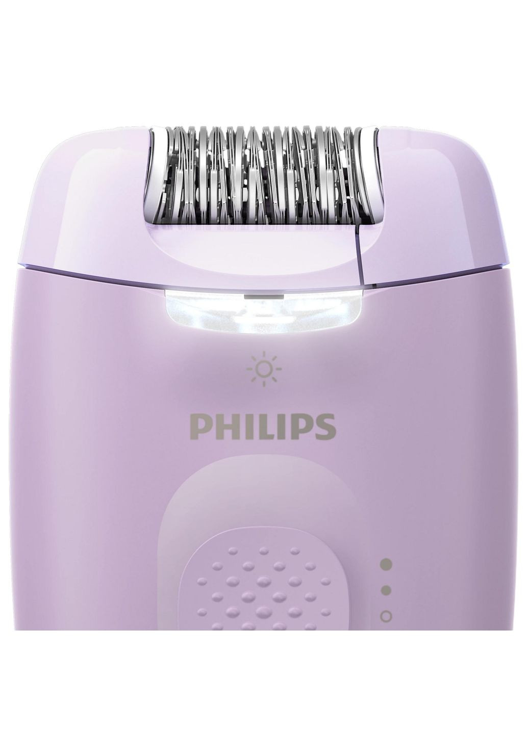 Эпилятор Series 2000 дисковый, от сети, сух., насадок-3, с подсветкой, фиолетовый Philips (323205194)