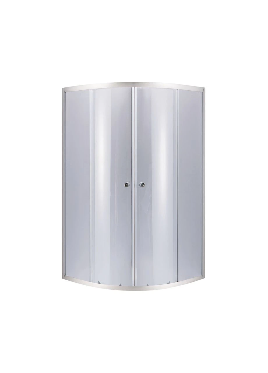 Душова кабіна Latwa SC90x90.SAT.MID.GR, скло тоноване 4 мм без піддона LIDZ (397091241)