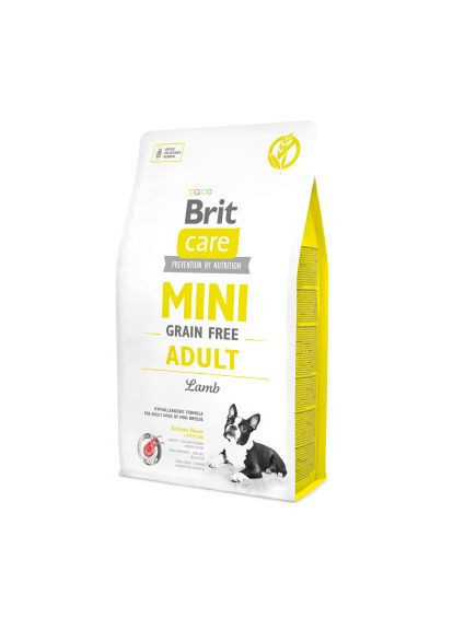Сухий корм для собак (8595602520107) Brit Care GF Mini Adult Lamb 2 кг (370015186)