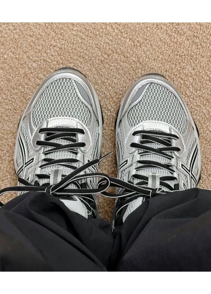 КРОССОВКИ ЖЕНСКИЕ ASICS GEL-QUANTUM SILVER BLACK АСИКС ГЕЛЬ КВАНТУМ No Brand чёрные демисезоны (367167096)