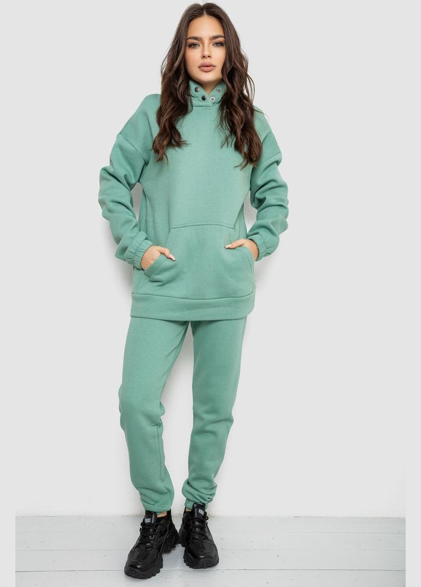 Спортивний костюм жіночий на флісі, колір джинс, 102R7711 Ager (355471313)