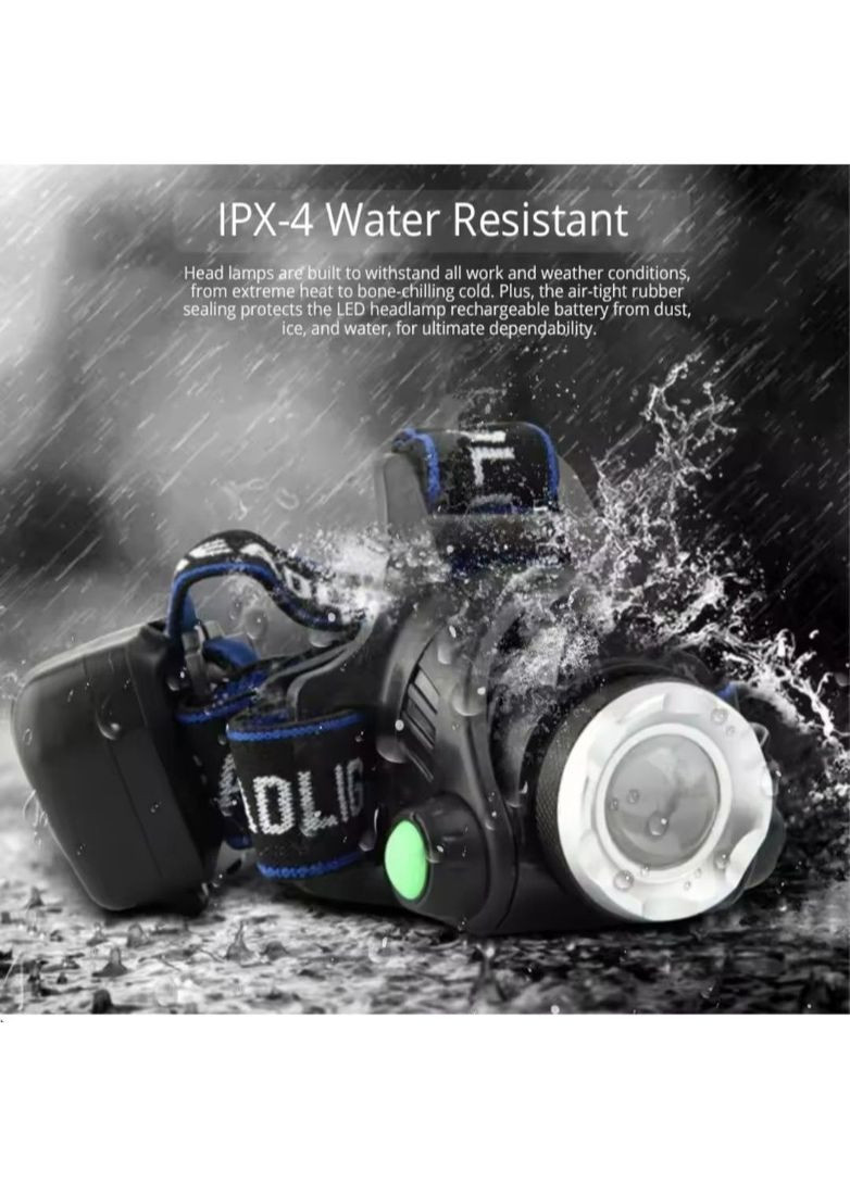 Налобный фонарик для рыбаков и охотников световой поток – 1000 люмен Bailong (365963606)