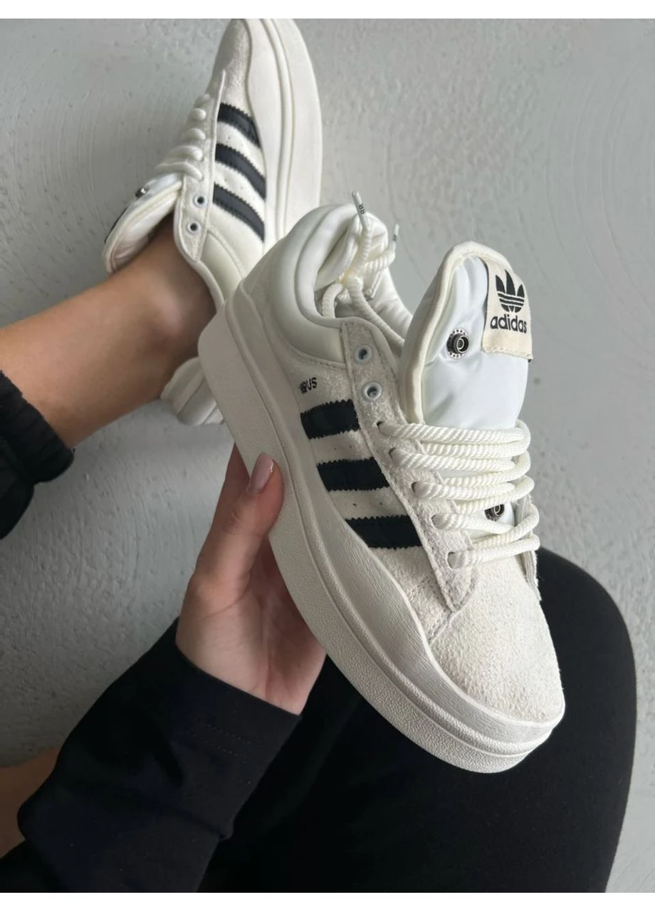 Білі кросівки чоловічі adidas campus x bbanny white адідас кампус білі демісезон No Brand