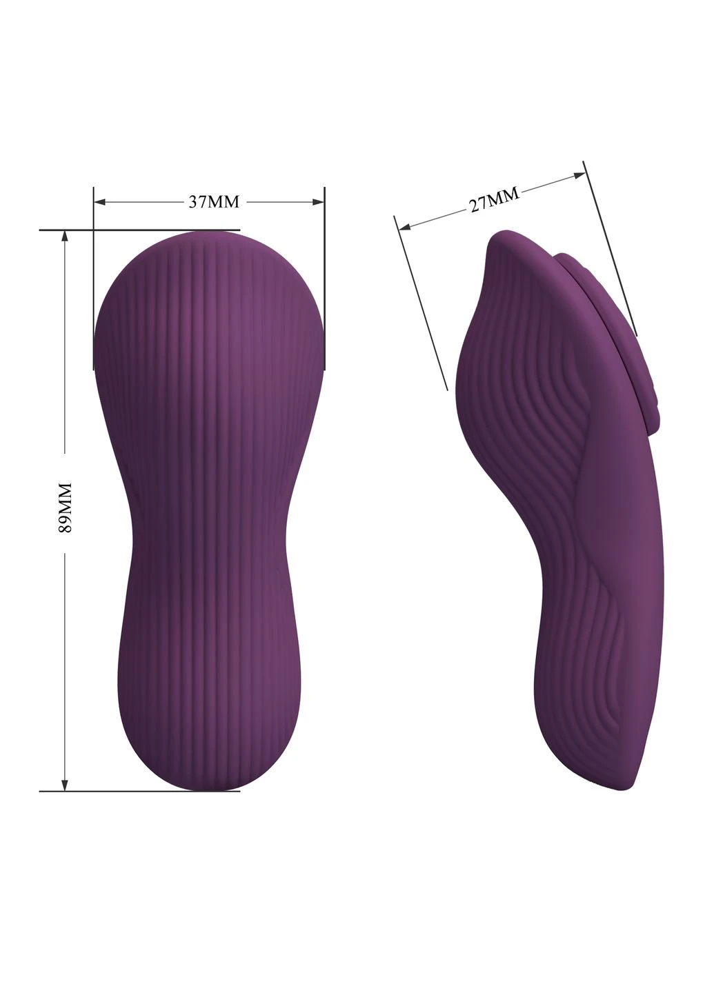 Вібратор Mobile App Control Mane Stimulator Purple Pretty Love (402316116)