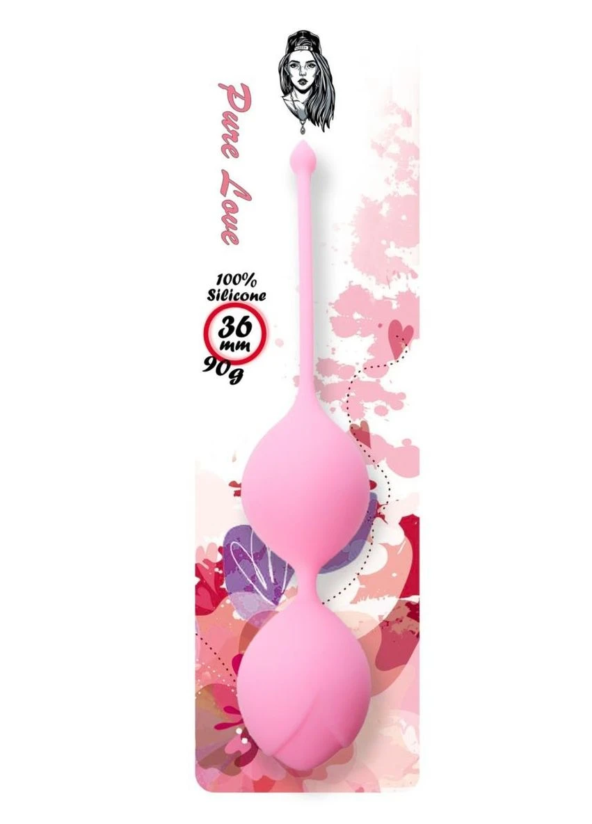 Вагінальні кульки Pure Love, 20 см (рожевий) Boss Series (374180115)