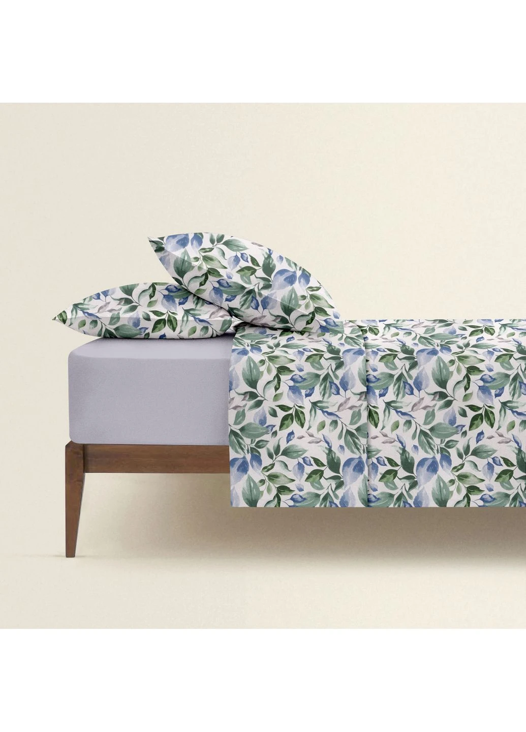 Семейное постельное белье с простыней на резинке WATERCOLOR FLOWERS CS7 (4822052347195) Cosas (392821115)