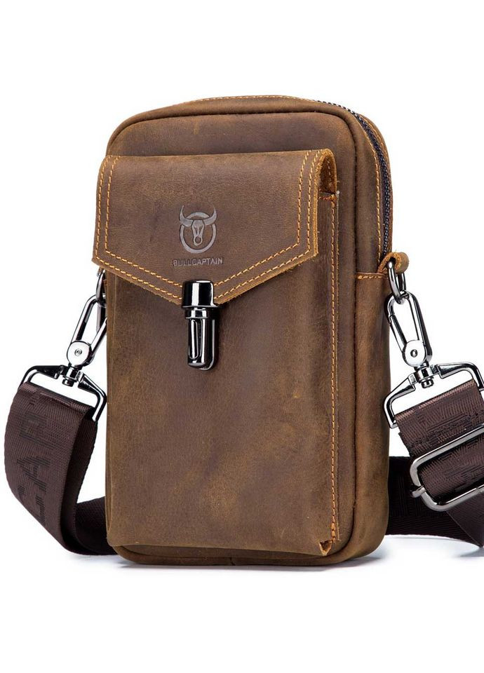Чехол на пояс, сумка кроссбоды коричневая T1500 BULL (302315069)
