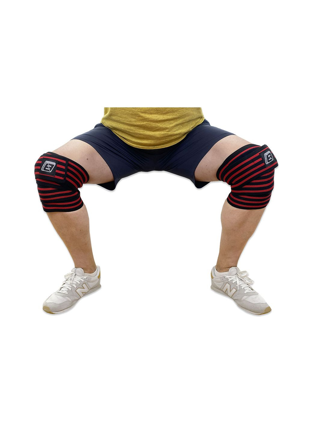 Бинт для присідань фіксатор колінного суглоба (A-022266) EasyFit (323214127)