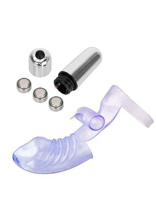 Вибратор на палец SexFinger Drive — Прозрачный. No Brand (322421448)