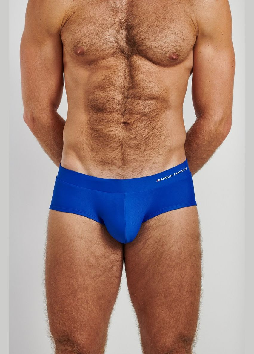 Мужские голубые пляжные, деним плавки пляжные slip de bain21bli танга, хипсы Garcon Francais