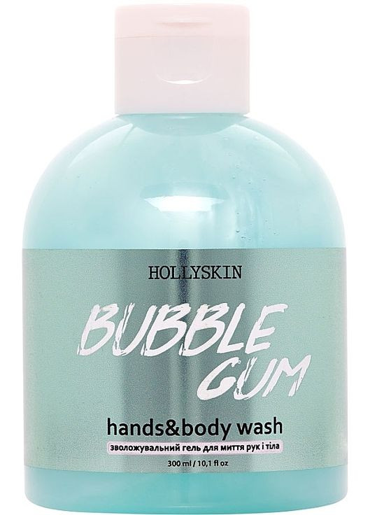 Увлажняющий гель для рук и тела Bubble Gum Hands & Body Wash 300ml (1222366-31156498) Hollyskin (368662400)