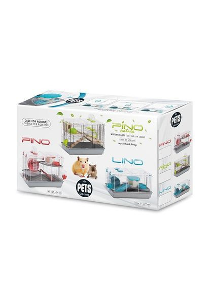 Клетка Pino для грызунов, 45x27,5x40 см Fop (366872936)