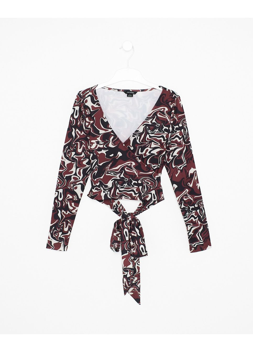 Топ демісезон,коричневий-чорний-білий, Monki (360725265)