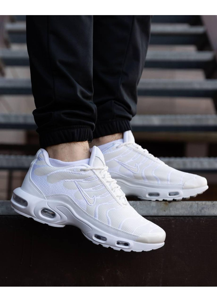 Білі Осінні кросівки чоловічі nike air max tn white найк аір макс тн No Brand