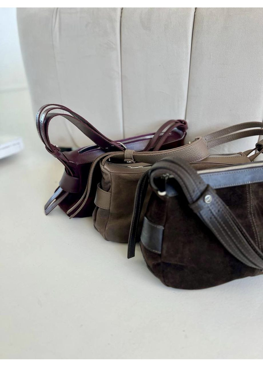 Сумка багет молодежная широкий ремень кожаная средняя коричневая 1820 202-4619 ARTiS Bags Сумка (362264212)