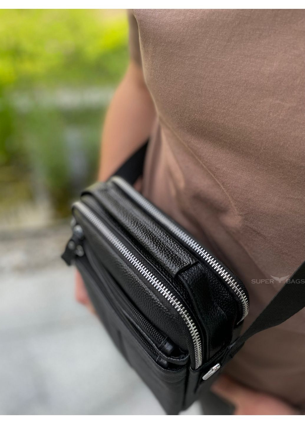 Кожаная мужская сумка через плечо Tiding Bag (289456613)