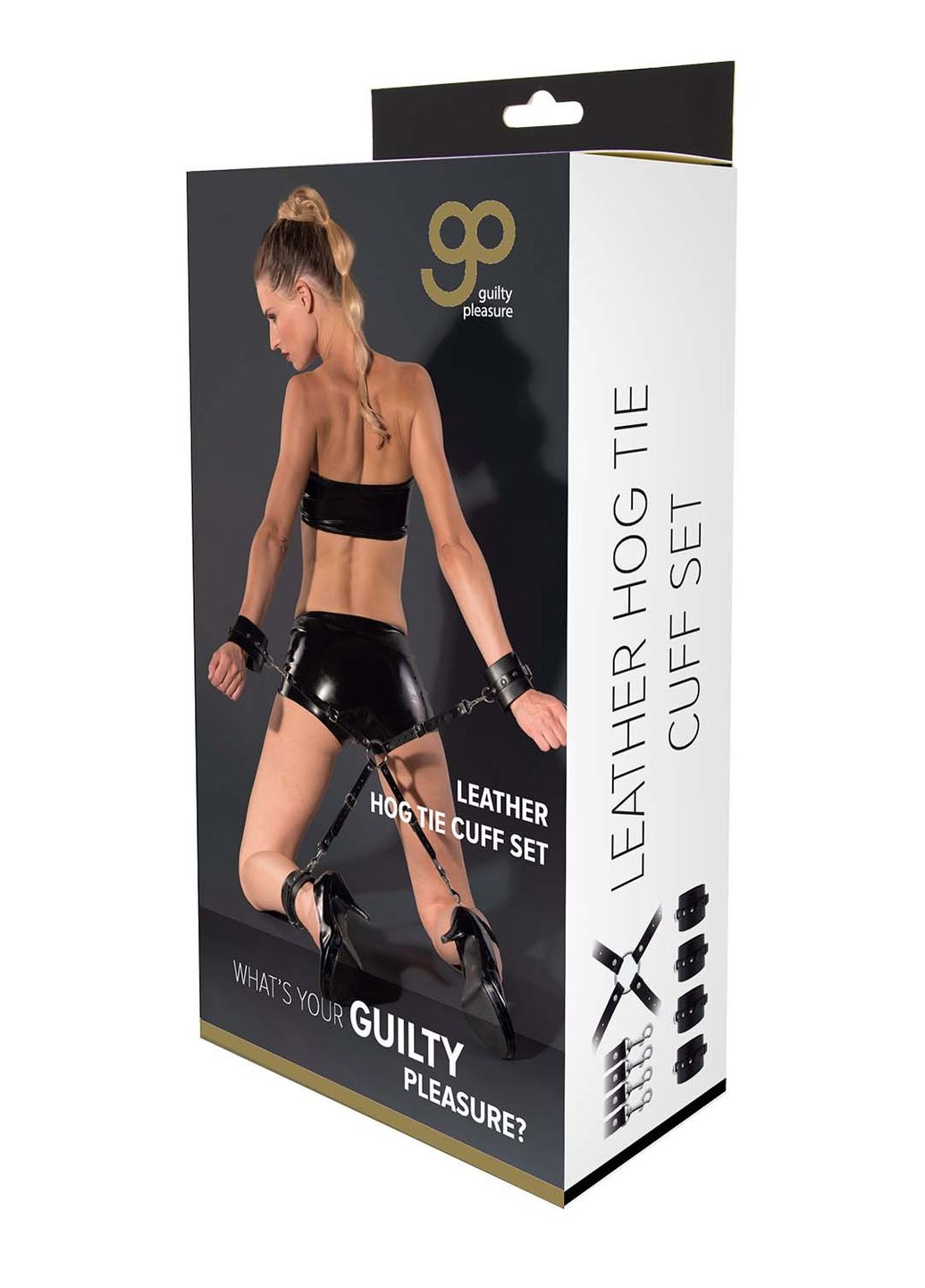 Система фиксации GP LEATHER HOG TIE CUFF SET Guilty Pleasure (298050713)