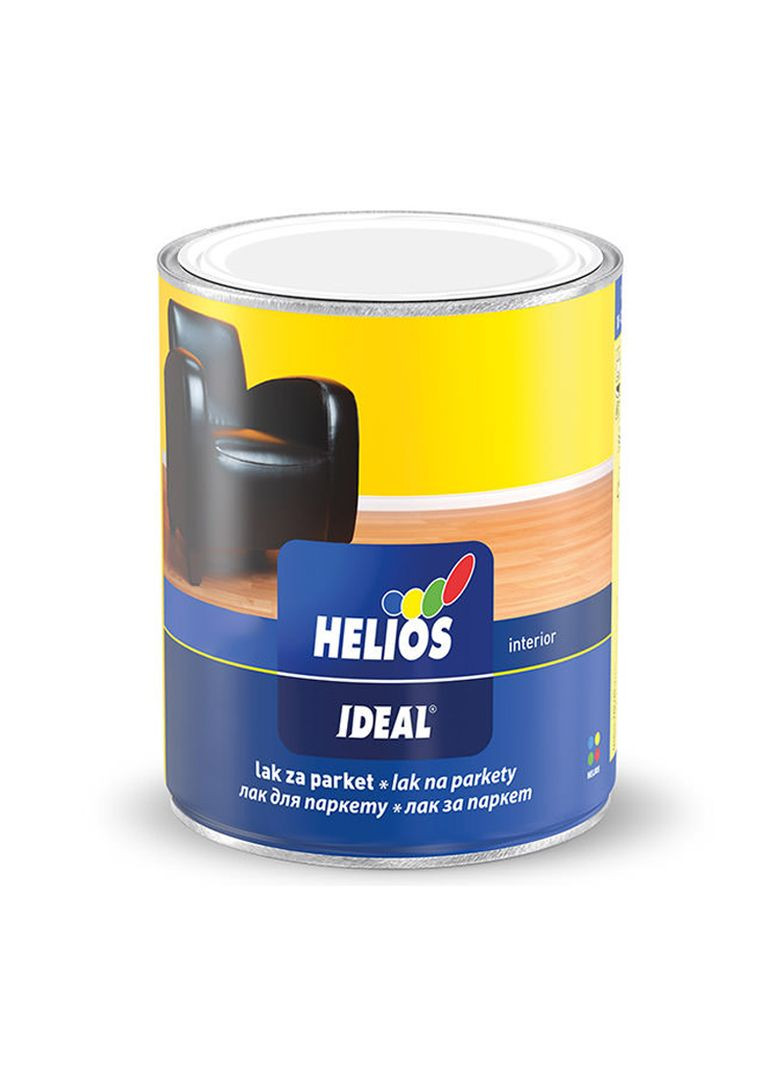 Лак для паркету Ideal алкідно-уретановий напівматовий 0.75 л Helios (354298845)