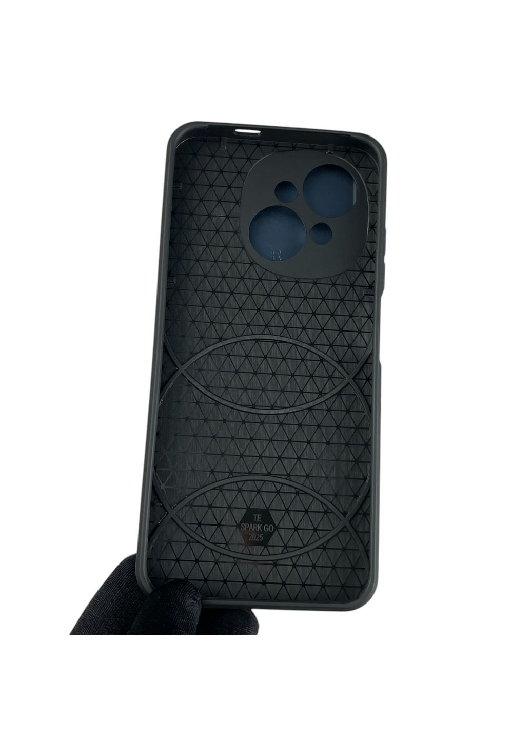 Чохол для Spark Go 1 (KL4) броньований з кільцем-тримачем підставкою зі шторкою на техно спарк го 1 темно-синій rg1 Tecno (366231334)